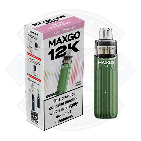 RELX MaxGo Pro 12k Prefilled Vape Kit - Green Lemon Lime - Flawless Vape Shop