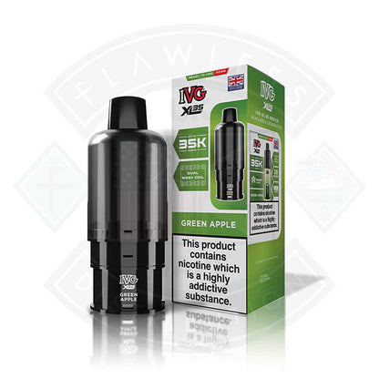 IVG XL35 Prefilled Pods - Green Apple - Flawless Vape Shop
