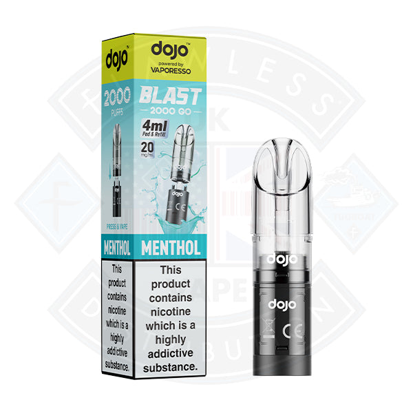 Vaporesso  DOJO BLAST 2000 GO Transparent POD (20mg)