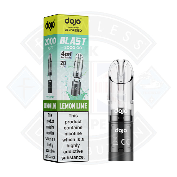 Vaporesso  DOJO BLAST 2000 GO Transparent POD (20mg)