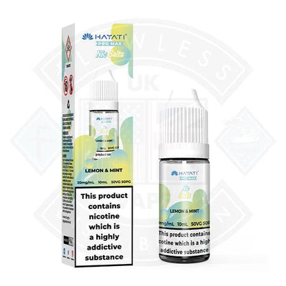 Hayati Pro Max Lemon & Mint Nic Salt 10ml - 10mg - Flawless Vape Shop
