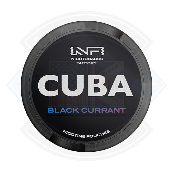 CUBA Black Nicotine Pouch - 43mg / Banana Hit - Flawless Vape Shop