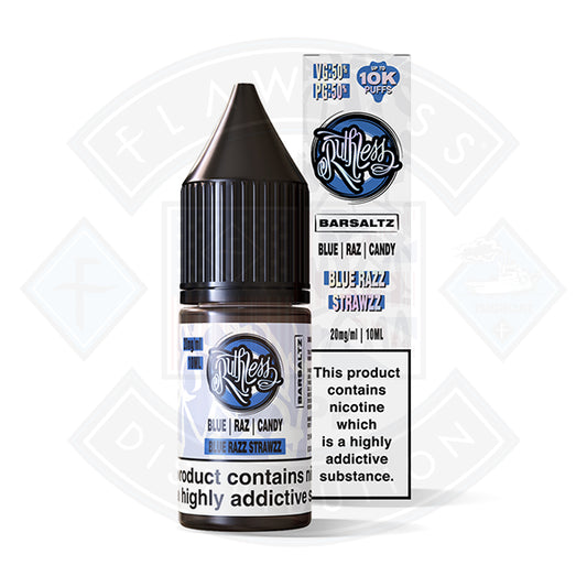 Ruthless Bar Saltz  Salt Blue Razz Strawzz 10ml