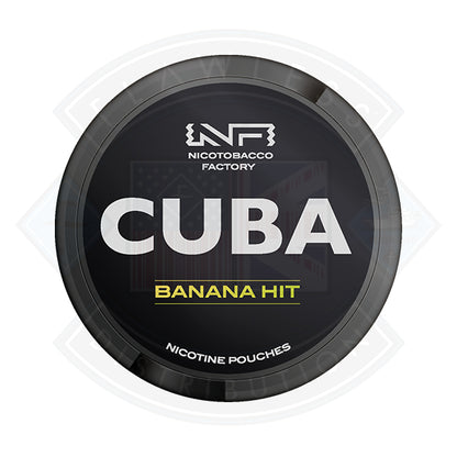 CUBA Black Nicotine Pouch - 43mg / Banana Hit - Flawless Vape Shop