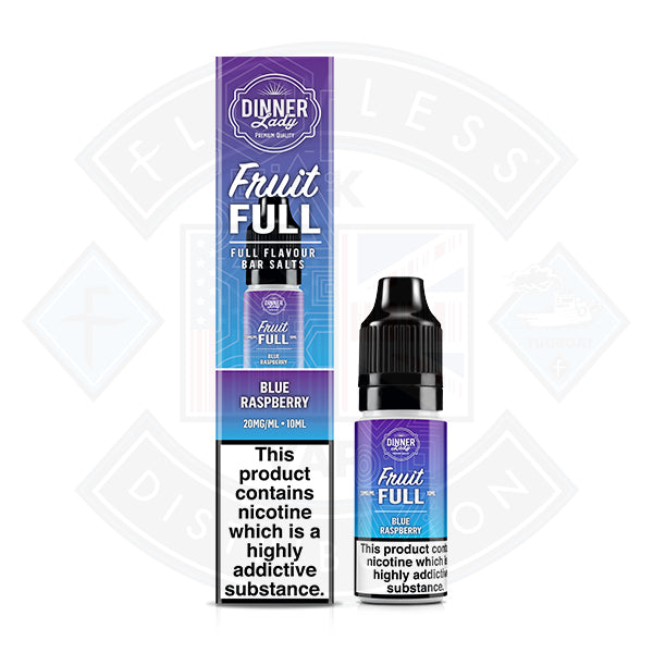 Dinner Lady Fruit Full Blue Raspberry 10ml - 5mg - Flawless Vape Shop