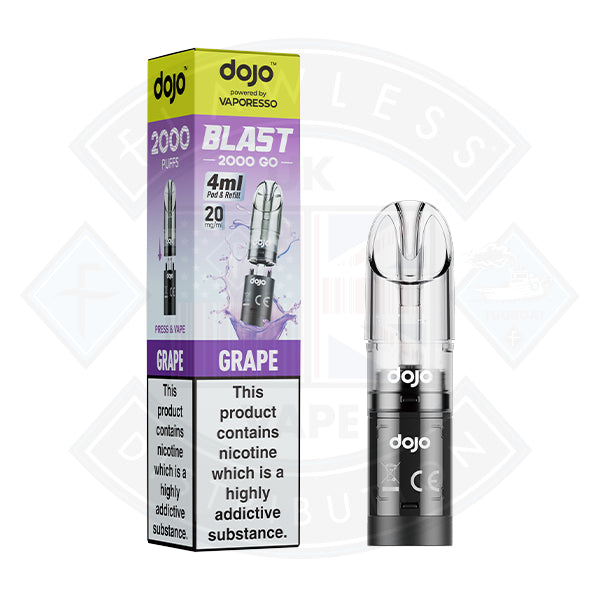 Vaporesso  DOJO BLAST 2000 GO Transparent POD (20mg)