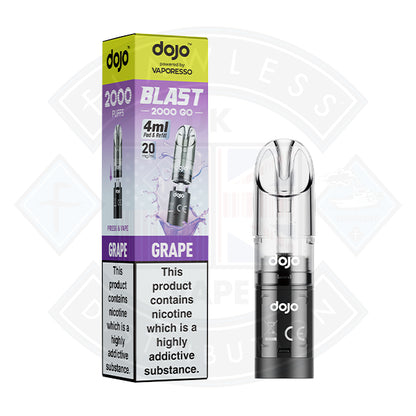 Vaporesso  DOJO BLAST 2000 GO Transparent POD (20mg)