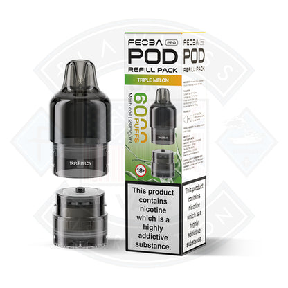 Feoba Pro Pod Refill Pack - Triple Melon - Flawless Vape Shop