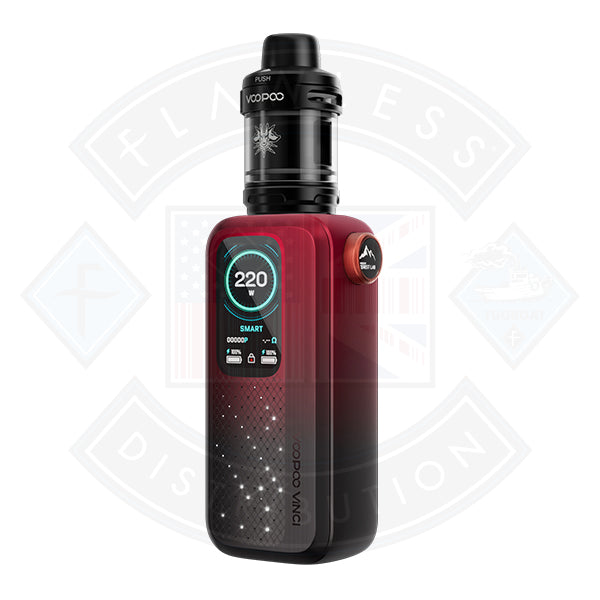Voopoo Vinci Spark 220 Vape Kit - Dark Red - Flawless Vape shop
