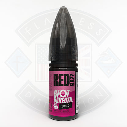 Riot Squad Bar EDTN Salt 10ml Red Razz - 5mg - Flawless Vape Shop