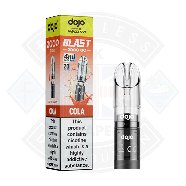 Vaporesso  DOJO BLAST 2000 GO Transparent POD (20mg)