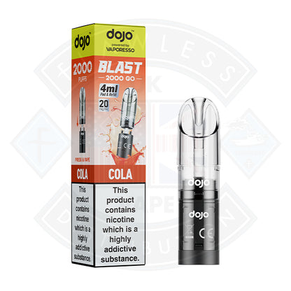 Vaporesso  DOJO BLAST 2000 GO Transparent POD (20mg)