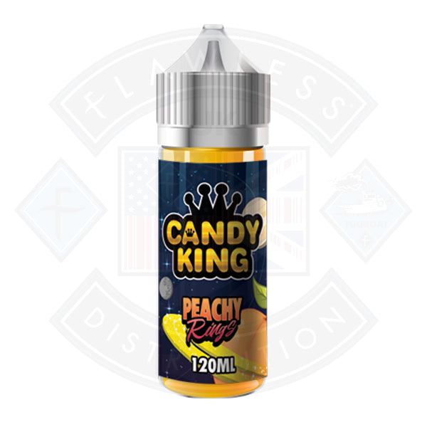 Candy King Peachy Rings 0mg 100ml Shortfill E liquid