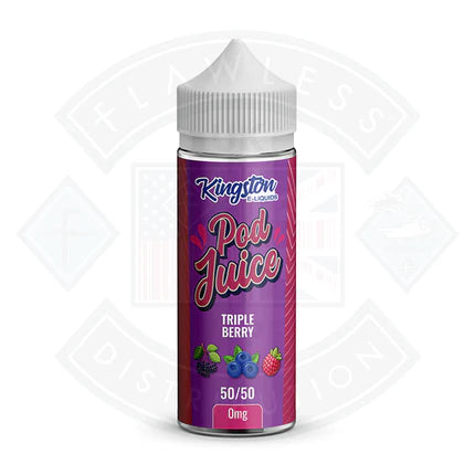 Kingston Triple Berry Pod Juice 50/50 0mg 100ml Shortfill