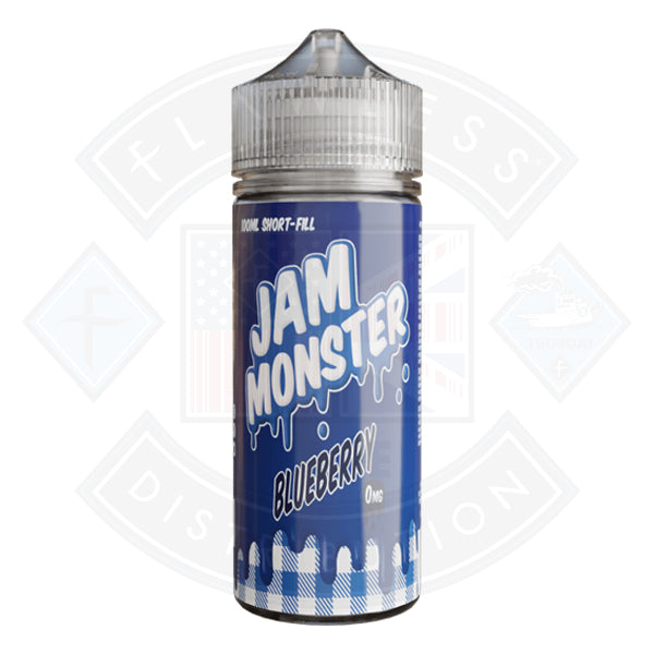 Jam Monster Blueberry 0mg 100ml Shortfill