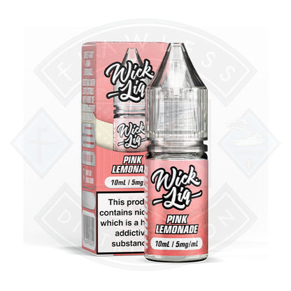 Wick Liquor Pink Lemonade Nic Salt E-Liquid 10ml - 5mg - Flawless Vape Shop