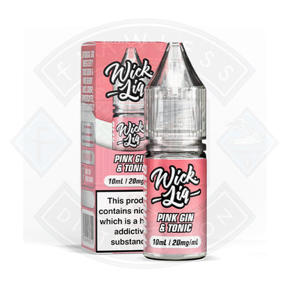 Wick Liquor Pink Gin & Tonic Nic Salt E-Liquid 10ml - 5mg - Flawless Vape Shop