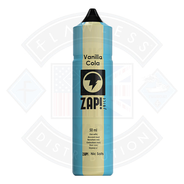 Zap! Vanilla Cola 50ml 0mg Shortfill E-Liquid