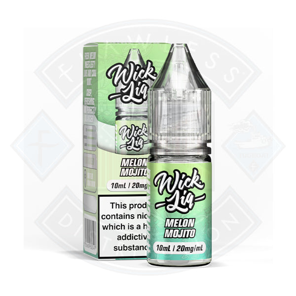 Wick Liquor Melon Mojito Nic Salt E-Liquid 10ml - 5mg - Flawless Vape Shop