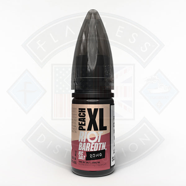 Riot Squad Bar EDTN Salt 10ml Peach XL - 10mg - Flawless Vape Shop