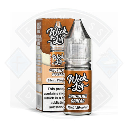 Wick Liquor Chocolate Spread Nic Salt E-Liquid 10ml