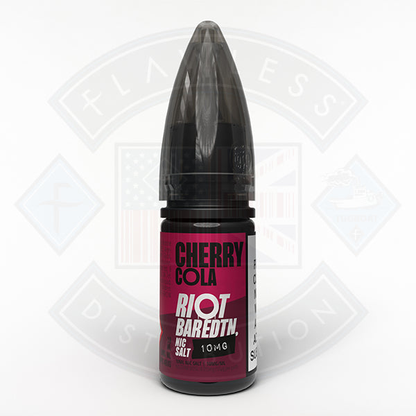 Riot Squad Bar EDTN Salt 10ml Cherry Cola - 5mg - Flawless Vape Shop