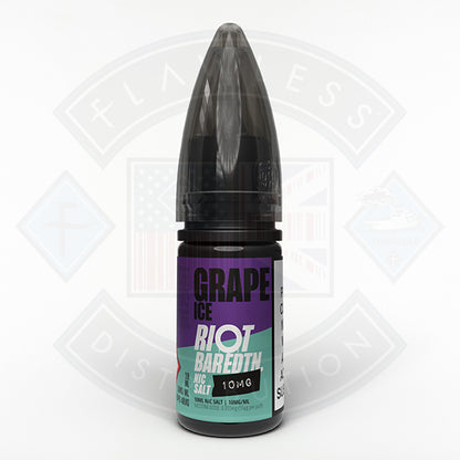 Riot Squad Bar EDTN Salt 10ml Grape Ice - 5mg - Flawless Vape Shop