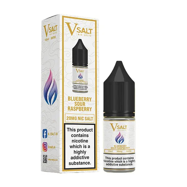 Vsalt Nic Salt 10ml Blueberry Sour Raspberry