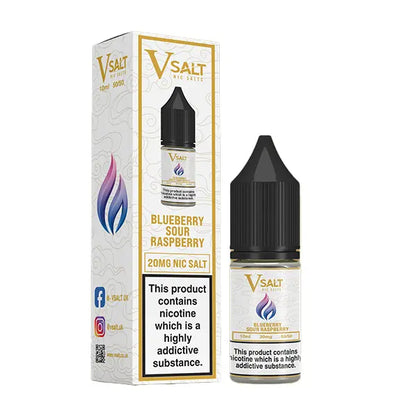 Vsalt Nic Salt 10ml Blueberry Sour Raspberry - 10mg - Flawless Vape Shop