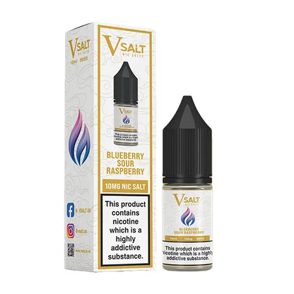 Vsalt Nic Salt 10ml Blueberry Sour Raspberry - 10mg - Flawless Vape Shop