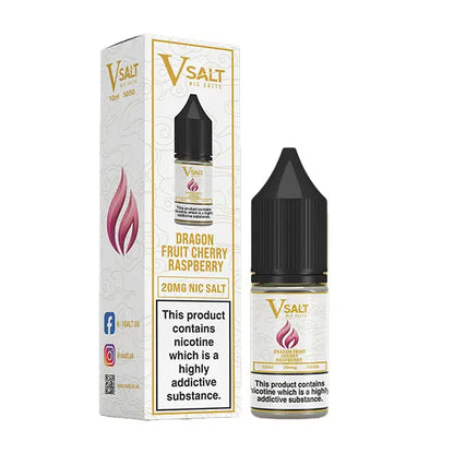 Vsalt Nic Salt 10ml Dragonfruit Cherry Raspberry - 10mg - Flawless Vape Shop
