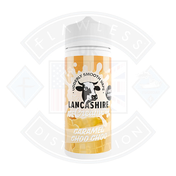 The Lancashire Creamery – Caramel Choo Choo 100ml Shortfill