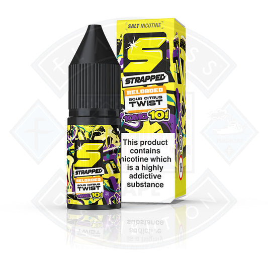 Strapped Reloaded Nic Salt 10ml Sour Citrus Twist