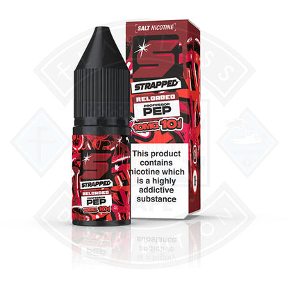 Strapped Reloaded Nic Salt 10ml Professor Pep - 10mg - Flawless Vape Shop