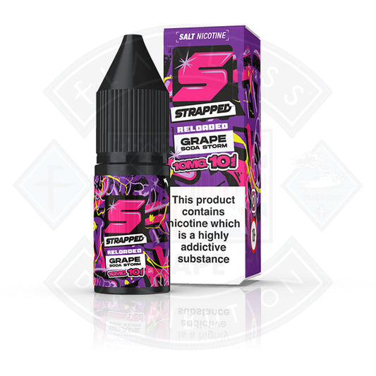 Strapped Reloaded Nic Salt 10ml Grape Soda Storm