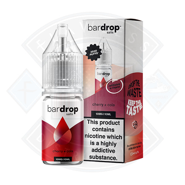 Bar Drop Salts Cherry Cola 10ml - 5mg - Flawless Vape Shop