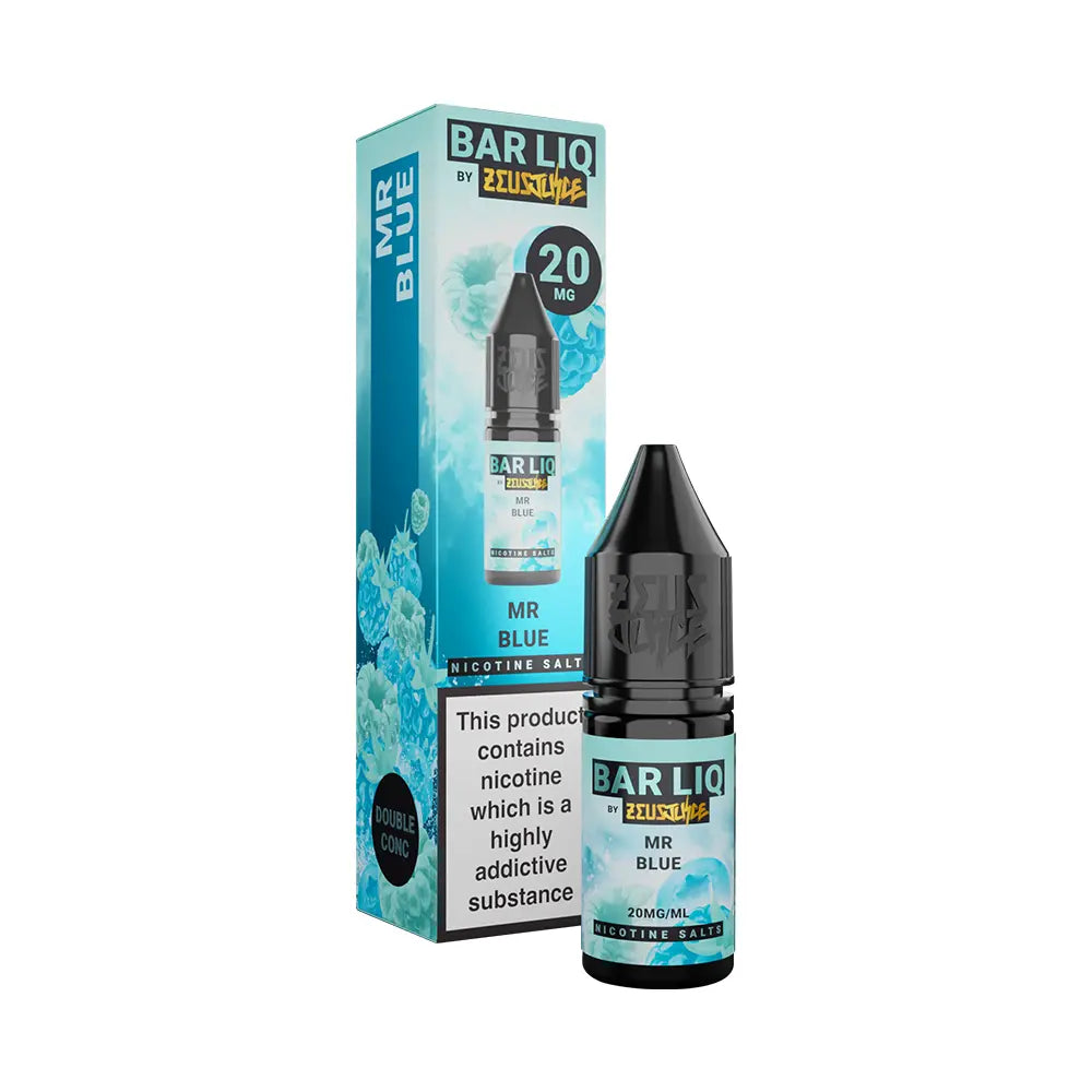 Zeus Juice Barliq Salt 10ml Mr Blue - 5mg - Flawless Vape Shop