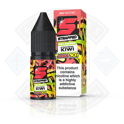 Strapped Reloaded Nic Salt 10ml Strawberry Kiwi - 20mg - Flawless Vape Shop