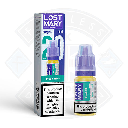 LOST MARY Fresh Mint Nic Salts E-Liquid 10ml
