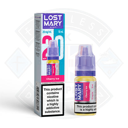 LOST MARY Cherry Ice Nic Salts E-Liquid 10ml