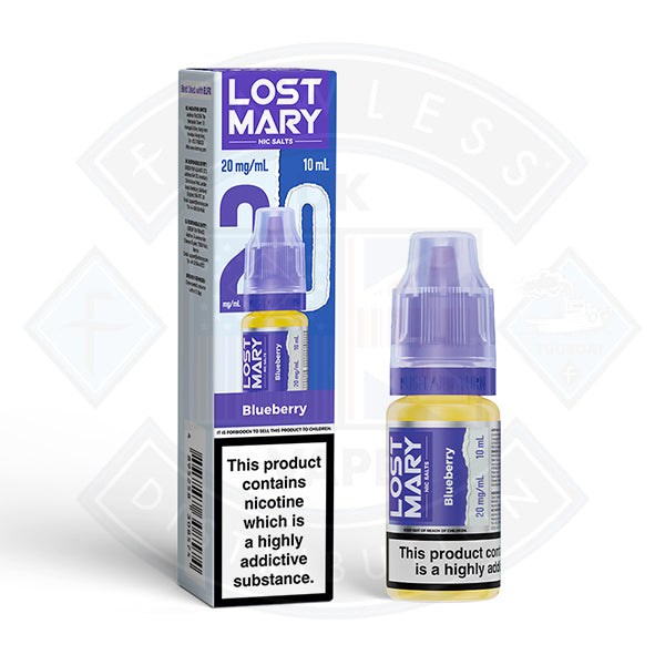 LOST MARY Blueberry Nic Salts E-Liquid 10ml