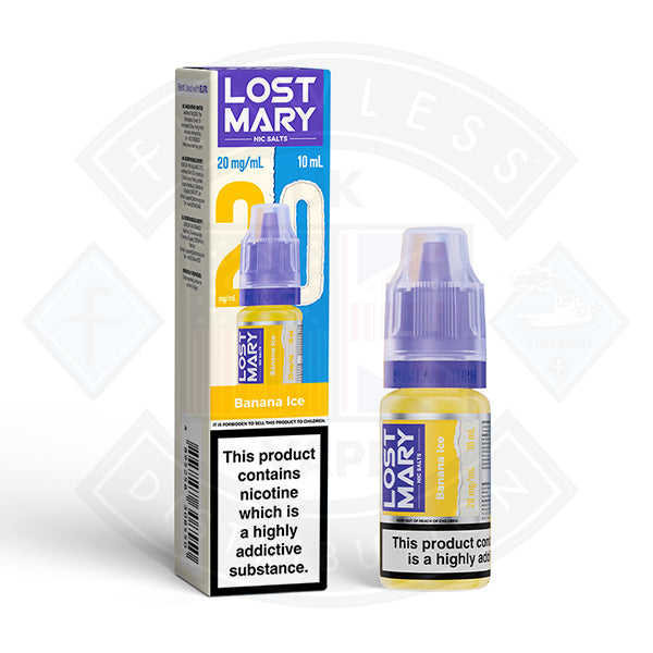 LOST MARY Banana Ice Nic Salts E-Liquid 10ml - 20mg - Flawless Vape Shop