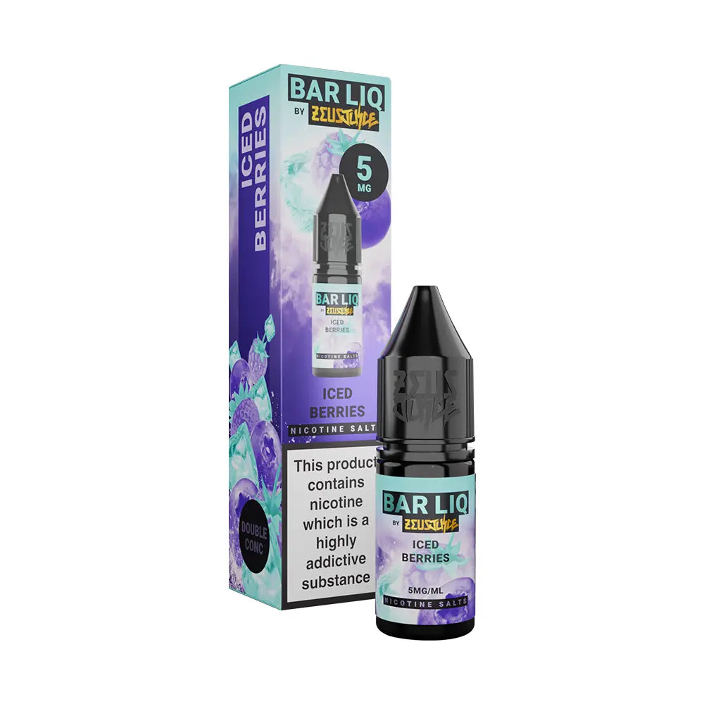 Zeus Juice Barliq Salt 10ml Iced Berries - 5mg - Flawless Vape Shop