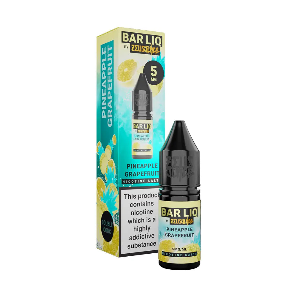 Zeus Juice Barliq Salt 10ml Pineapple Grapefruit - 5mg - Flawless Vape Shop