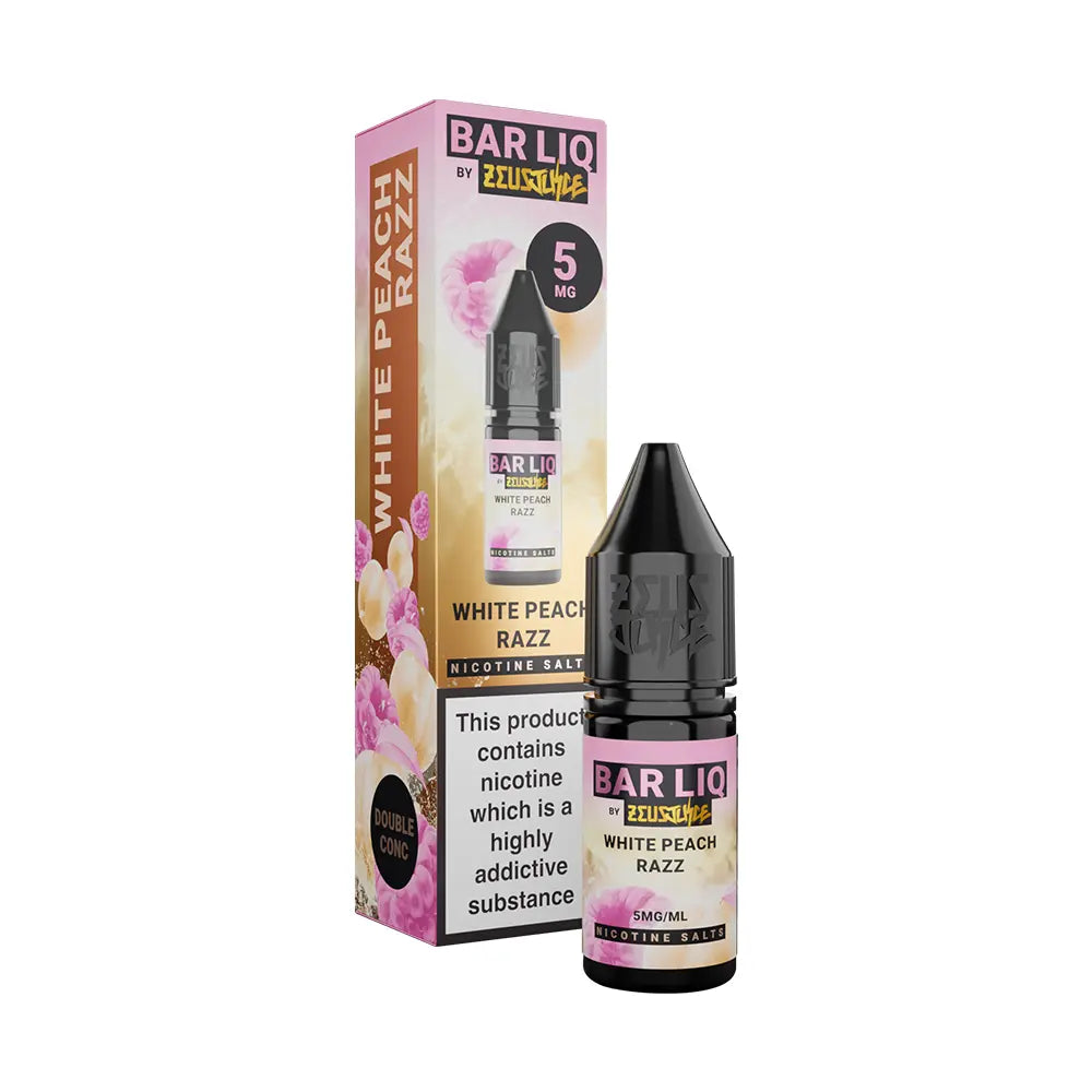 Zeus Juice Barliq Salt 10ml White Peach Ice