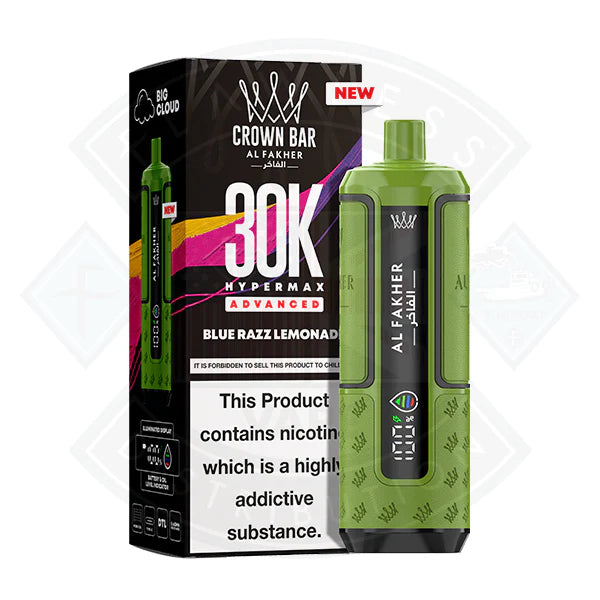 AL Fakher 30K Hypermax Prefilled Vape Kit - Blue Razz Lemonade - Flawless Vape Shop