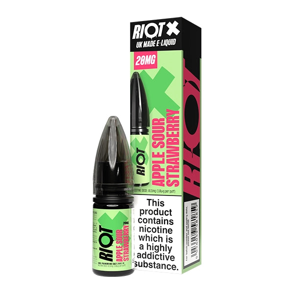 Riot X Salt 10ml Apple Sour Strawberry