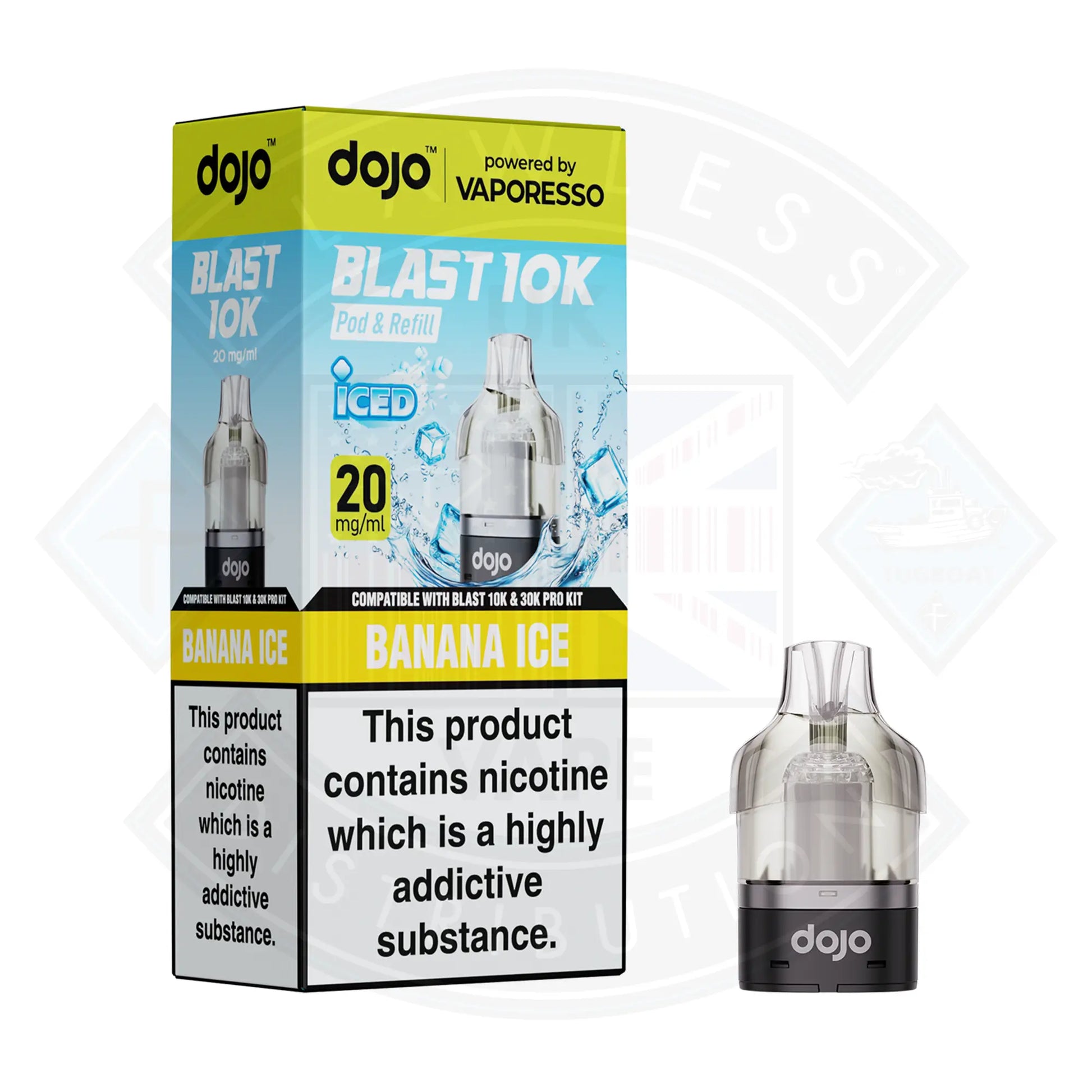 Dojo Blast 10k / 30k Replacement Pods - Straw- Raspberry Cherry - Flawless Vape Shop