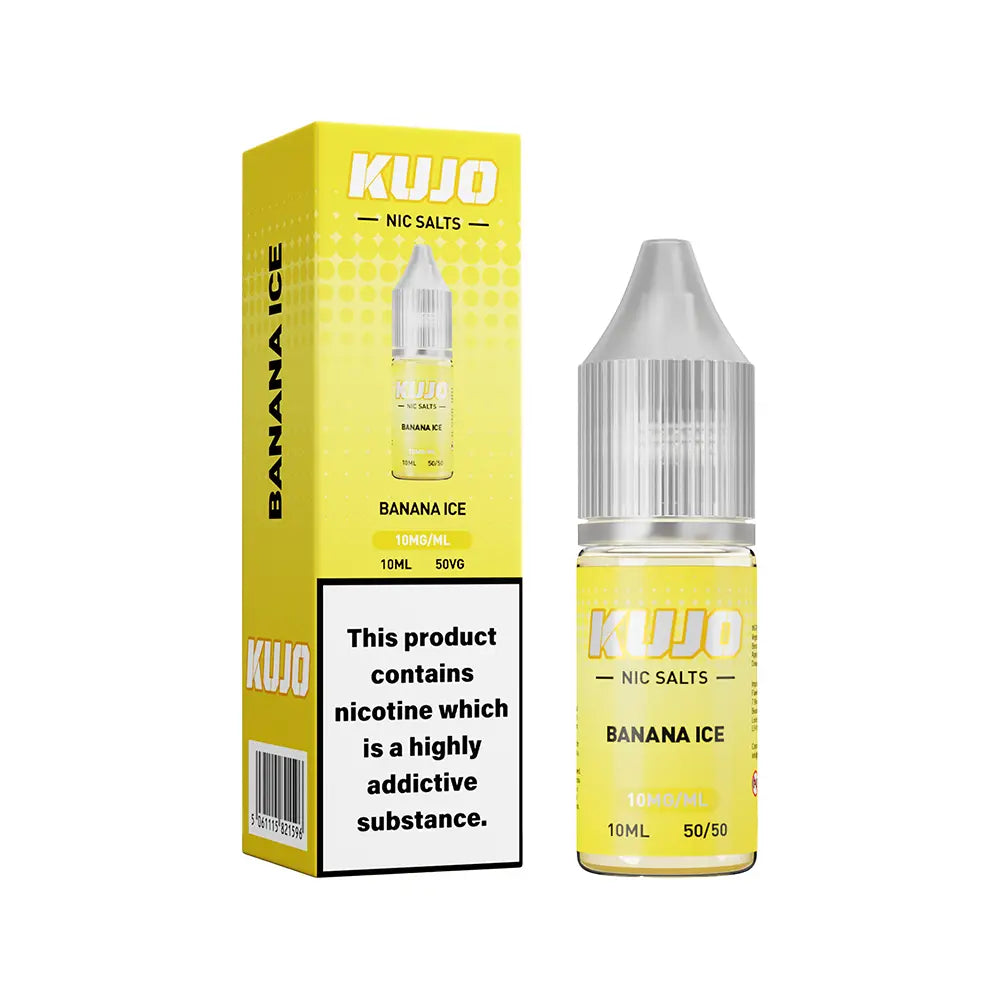 KUJO Nic Salt 10ml Banana Ice - 5mg - Flawless Vape Shop