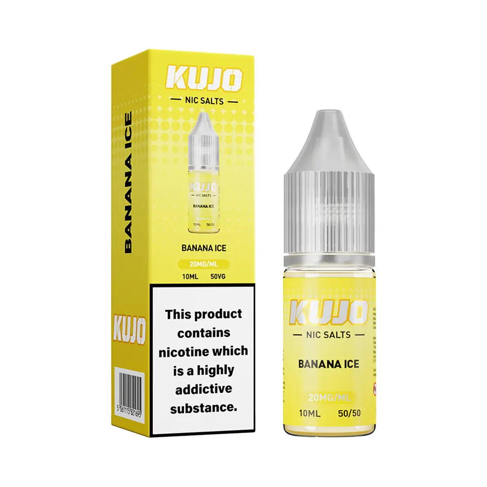 KUJO Nic Salt 10ml Banana Ice - 5mg - Flawless Vape Shop